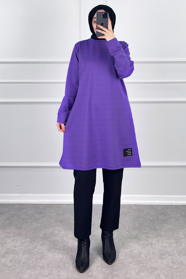 Armalı Tunik - Mor Armalı Tunik - Mor