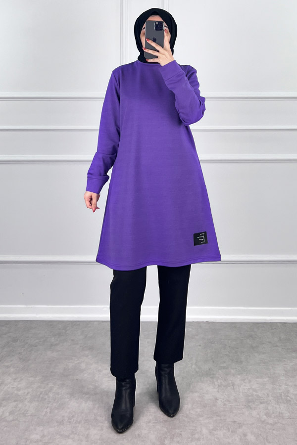 Armalı Tunik - Mor Armalı Tunik - Mor
