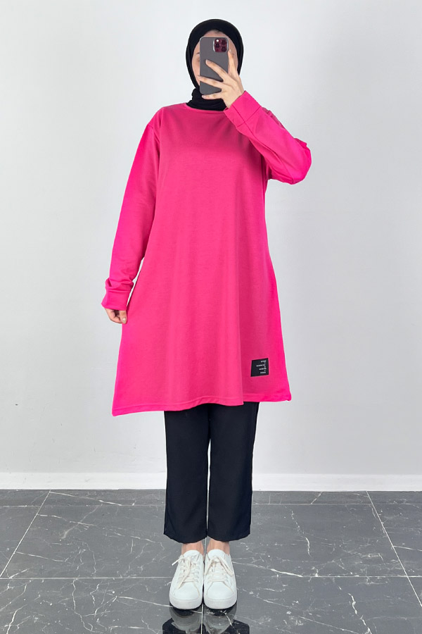 Armalı Tunik - Pembe Armalı Tunik - Pembe