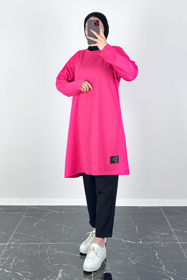 Armalı Tunik - Pembe Armalı Tunik - Pembe