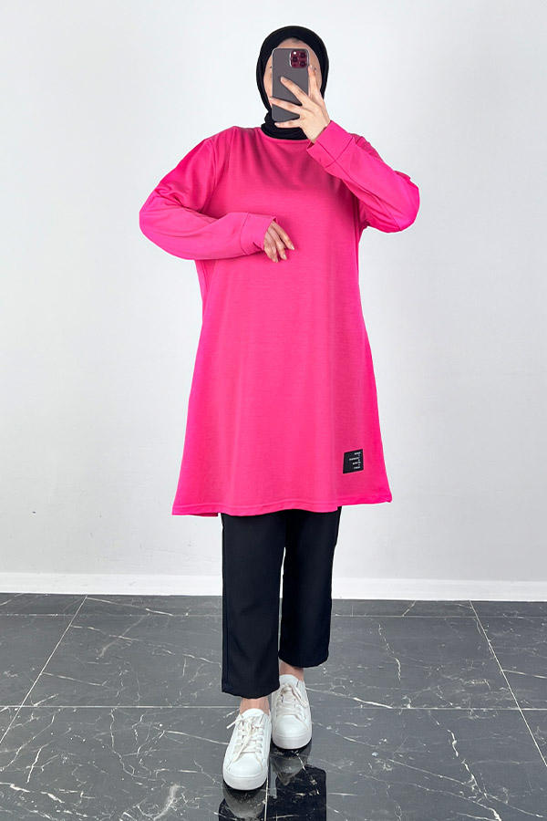 Armalı Tunik - Pembe Armalı Tunik - Pembe