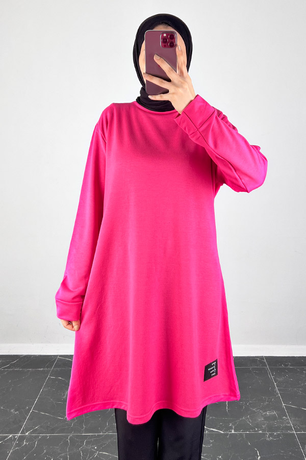 Armalı Tunik - Pembe Armalı Tunik - Pembe