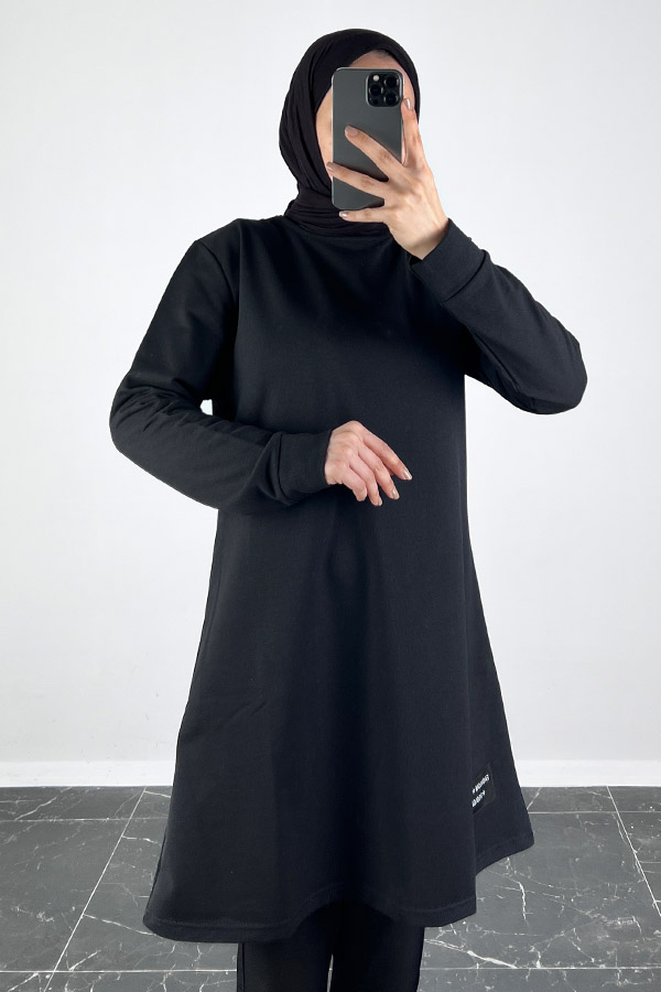 Armalı Tunik - Siyah