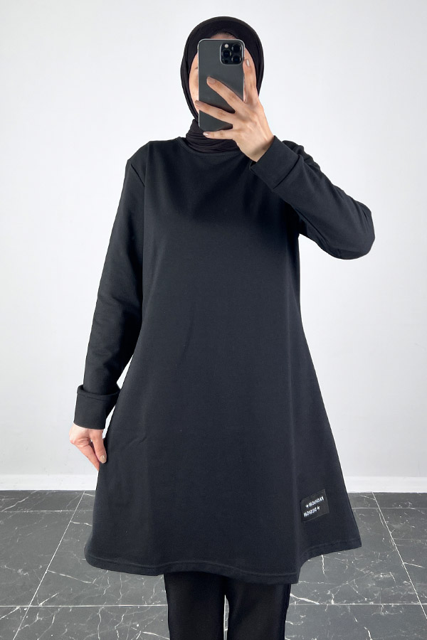 Armalı Tunik - Siyah
