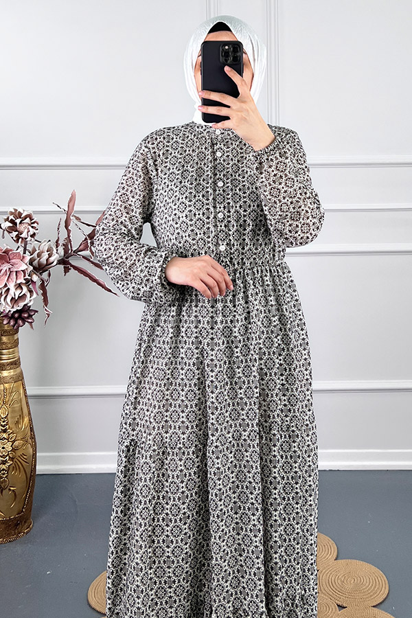 Astarlı Penye Elbise - Siyah Astarlı Penye Elbise - Siyah