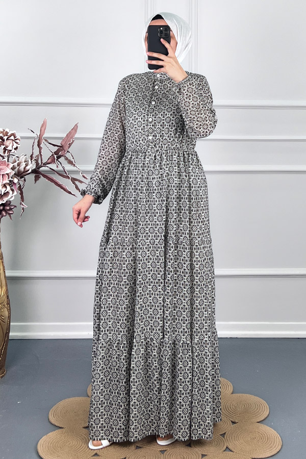 Astarlı Penye Elbise - Siyah Astarlı Penye Elbise - Siyah