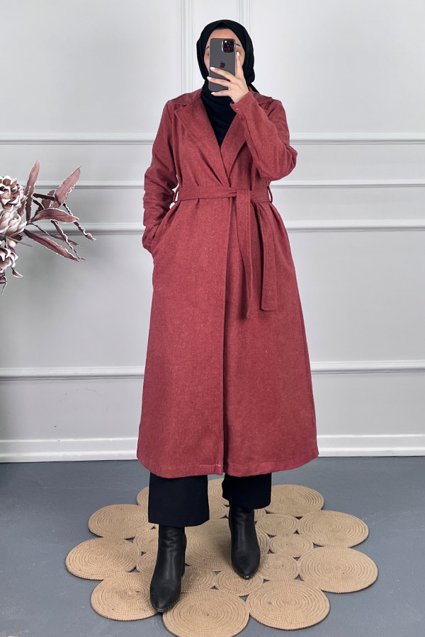 Astarsız Kaşe Kumaş Kap - Pudra