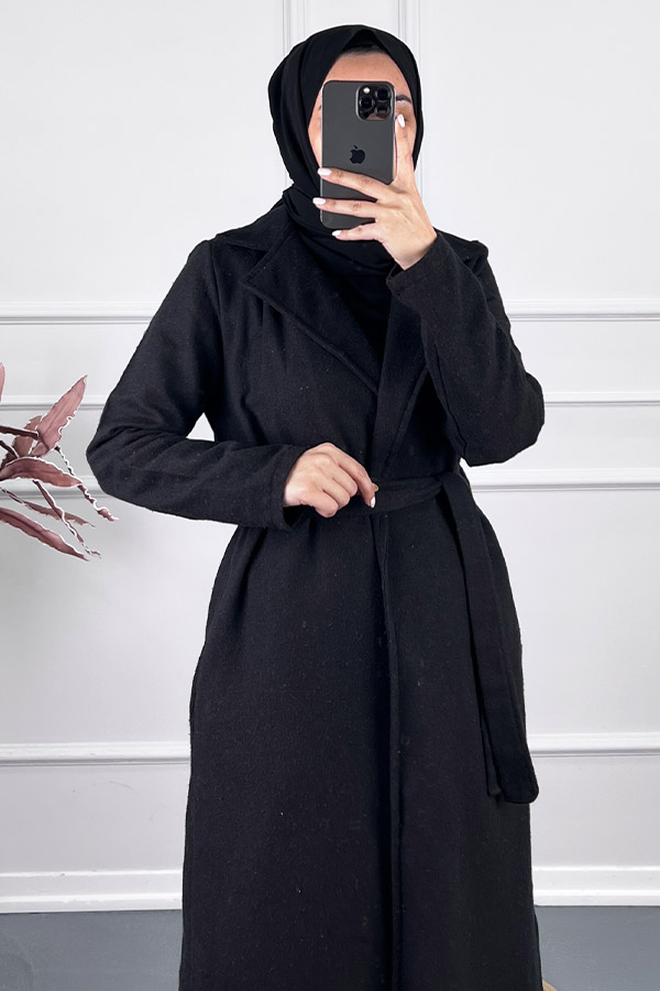 Astarsız Kaşe Kumaş Kap - Siyah