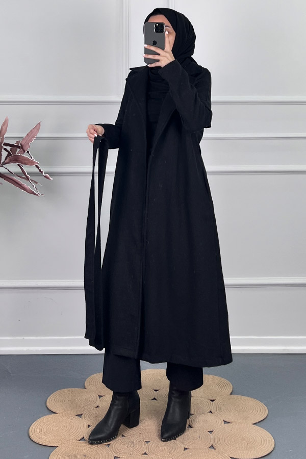 Astarsız Kaşe Kumaş Kap - Siyah