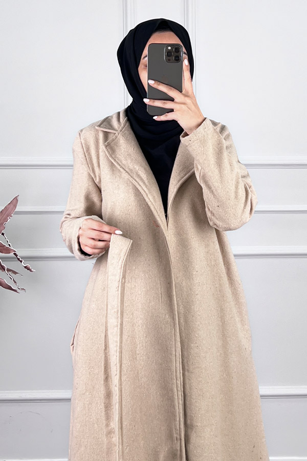 Astarsız Kaşe Kumaş Kap - Taş