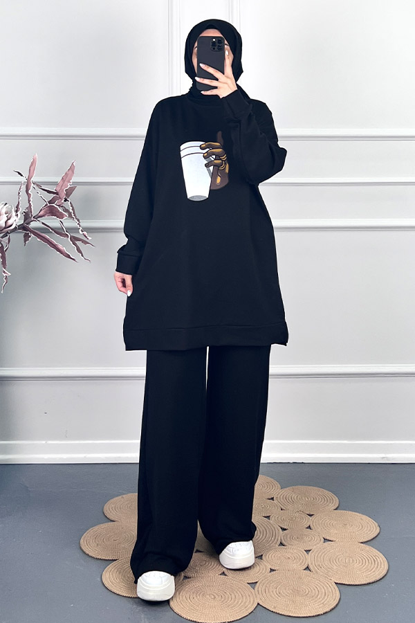 Bardak Tasarım Tunik - Siyah