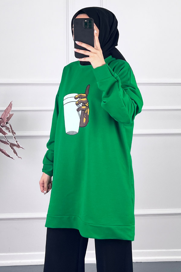 Bardak Tasarım Tunik - Yeşil