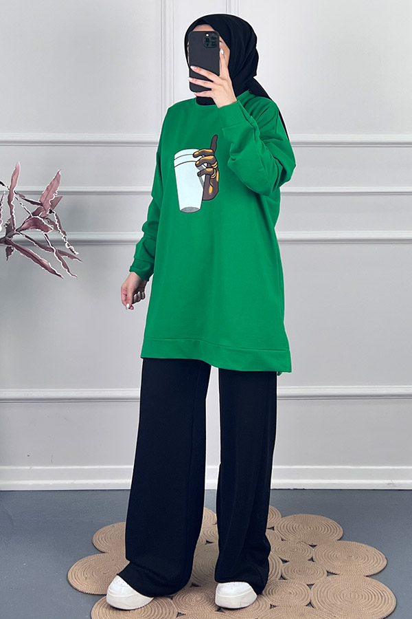 Bardak Tasarım Tunik - Yeşil