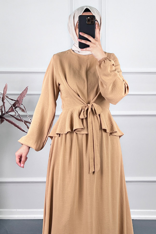 Çapraz Bağlamalı Etekli Takım - Taş