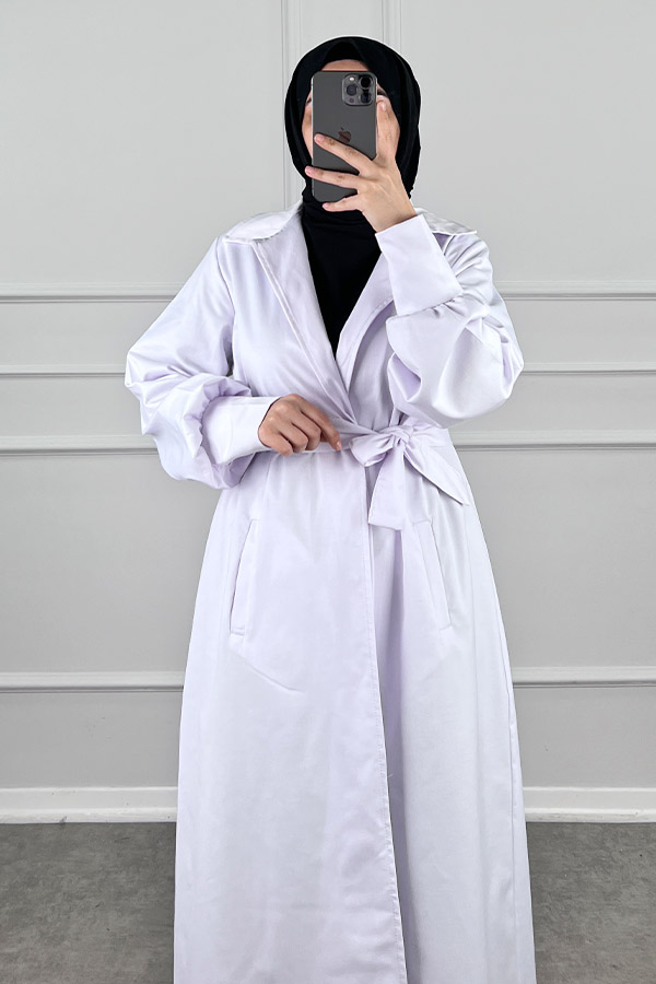 Erika Kumaş Kap - Beyaz