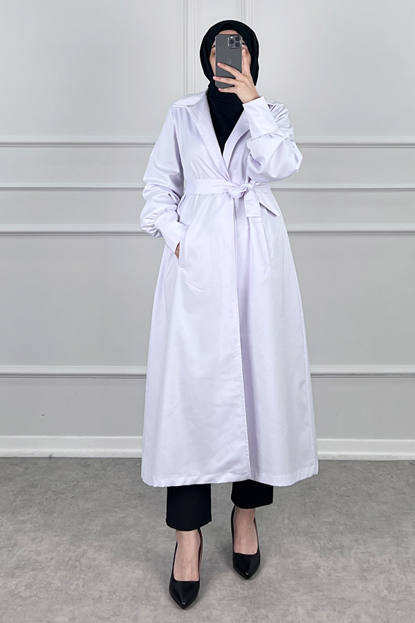 Erika Kumaş Kap - Beyaz