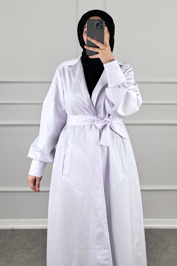 Erika Kumaş Kap - Beyaz