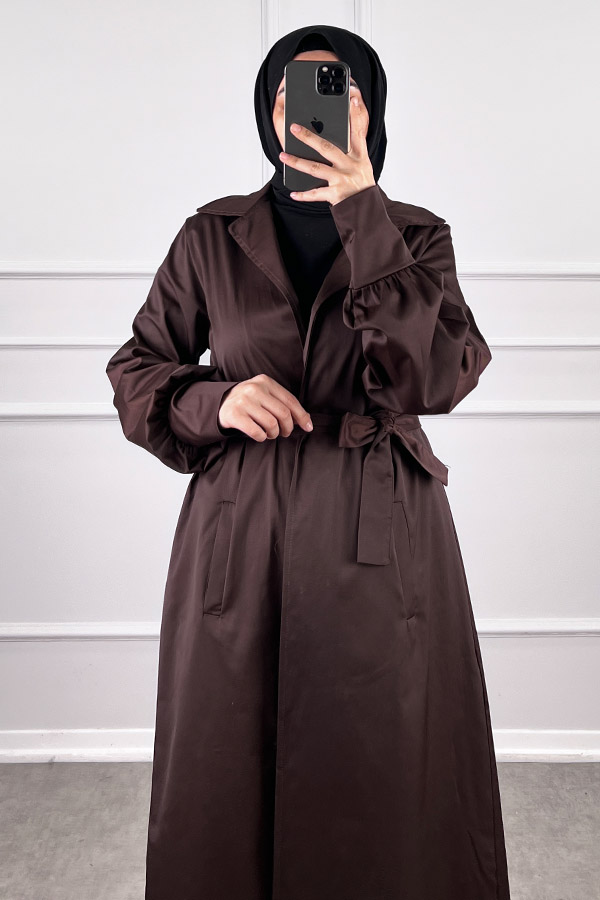 Erika Kumaş Kap - Kahverengi