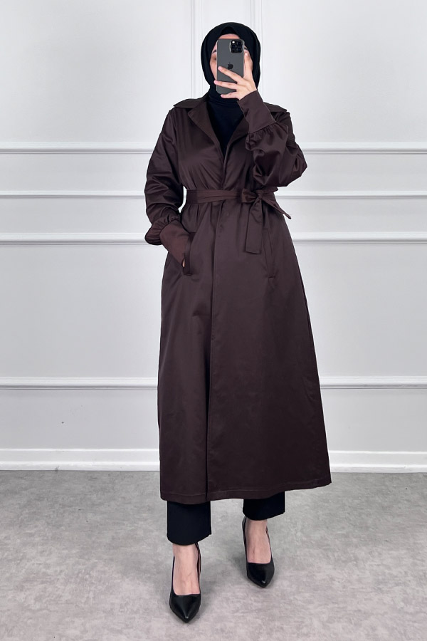 Erika Kumaş Kap - Kahverengi