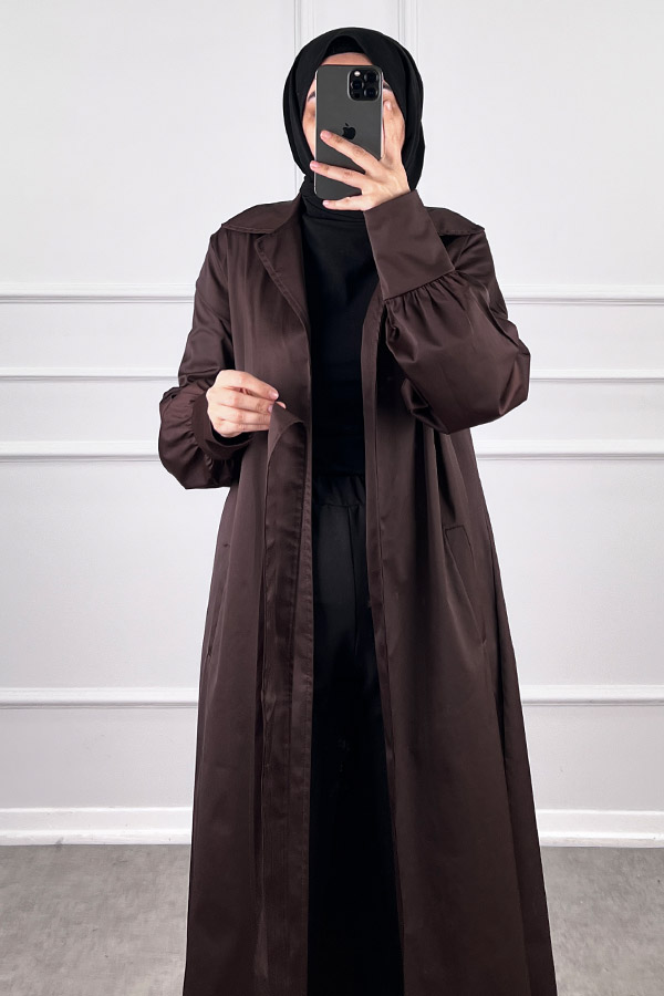 Erika Kumaş Kap - Kahverengi