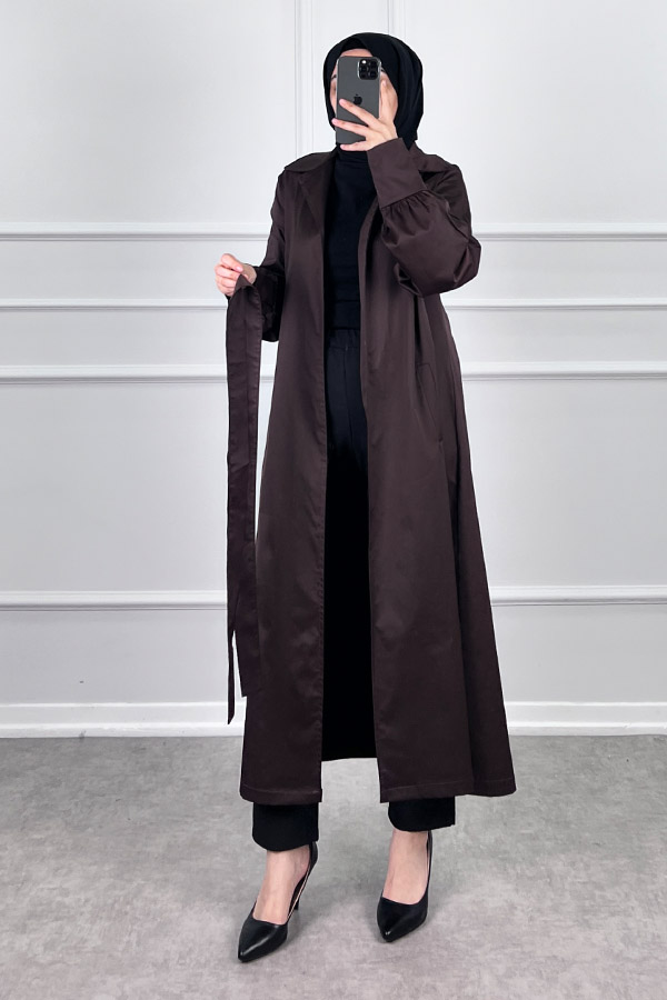 Erika Kumaş Kap - Kahverengi