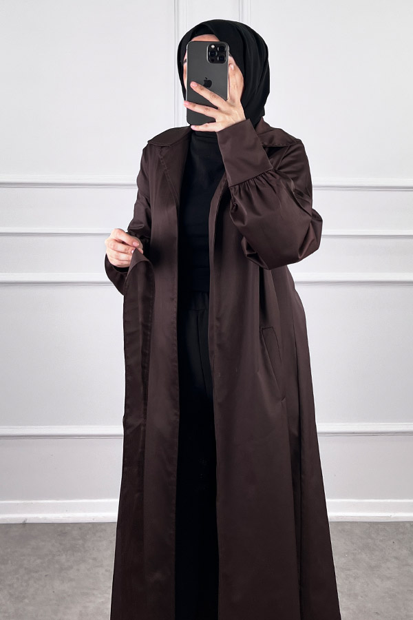 Erika Kumaş Kap - Kahverengi