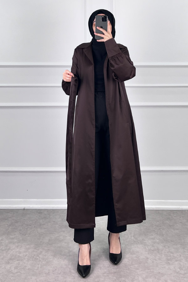 Erika Kumaş Kap - Kahverengi