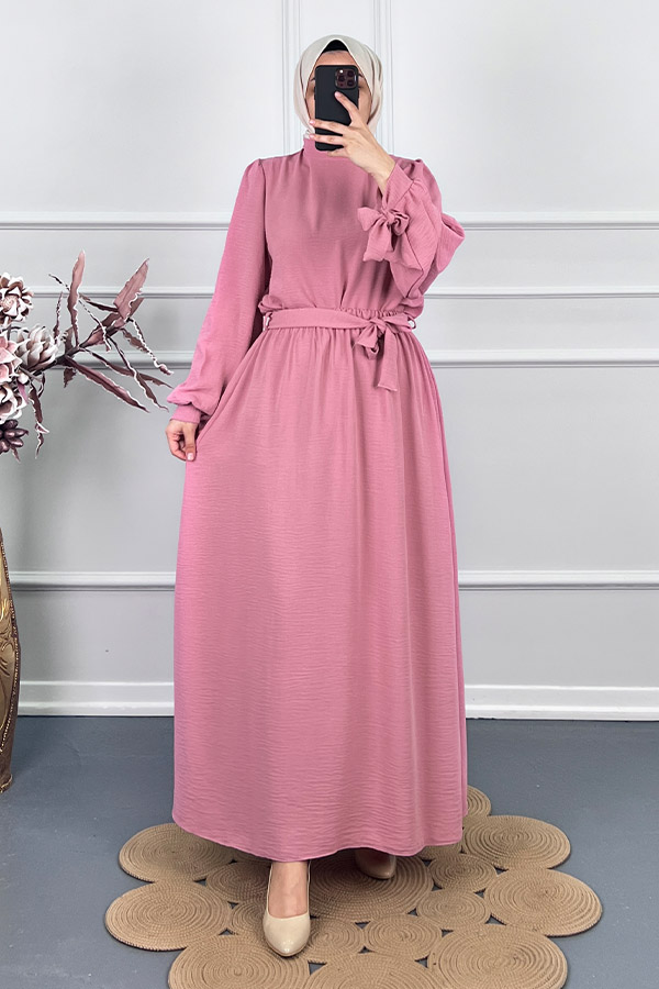 Tesettür Etekli Takım - Pembe Tesettür Etekli Takım - Pembe