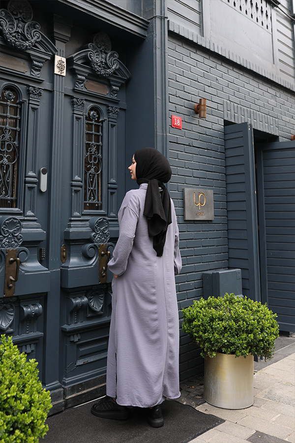 Fermuarlı Takım - Gri