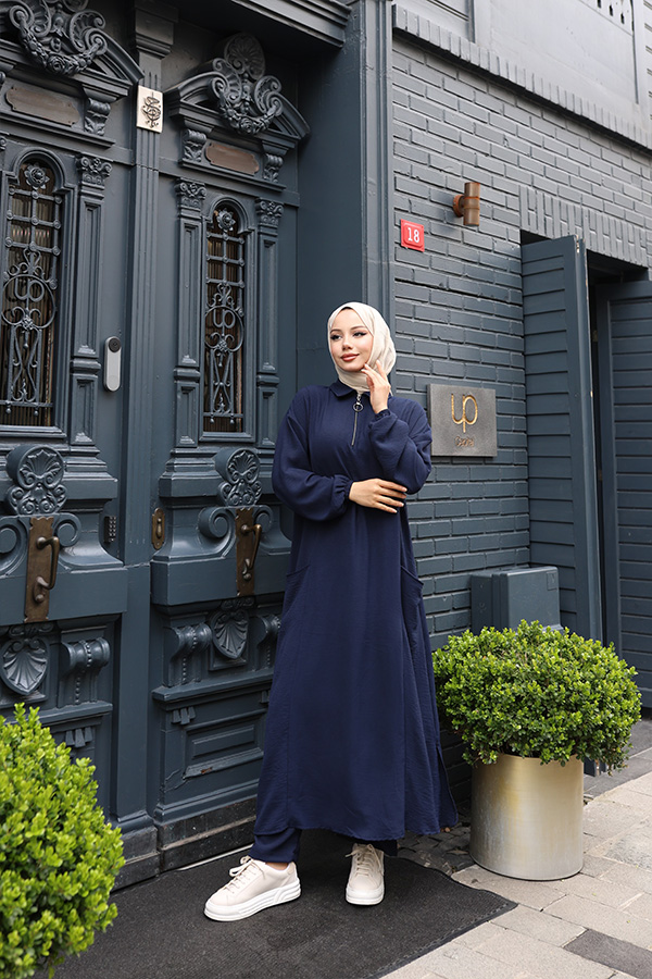 Fermuarlı Takım - Lacivert