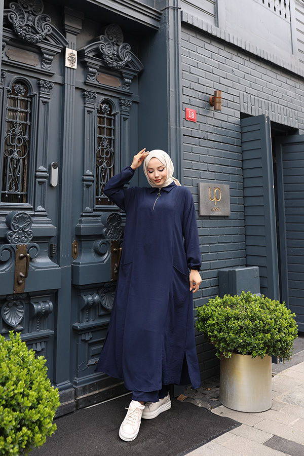 Fermuarlı Takım - Lacivert