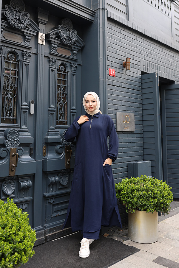 Fermuarlı Takım - Lacivert