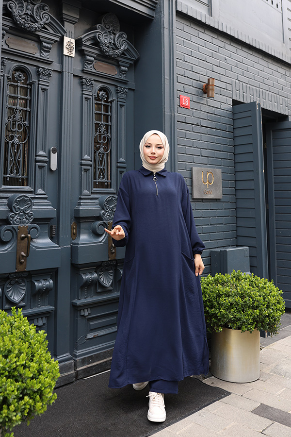 Fermuarlı Takım - Lacivert