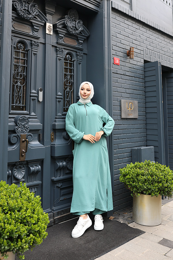 Fermuarlı Takım - Mint Fermuarlı Takım - Mint