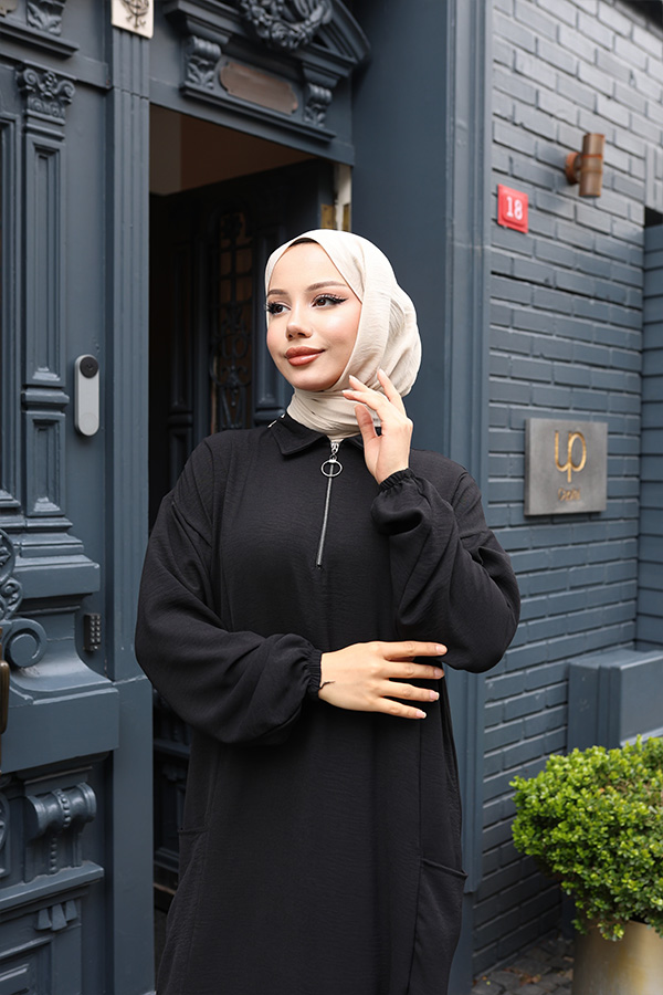 Fermuarlı Takım - Siyah