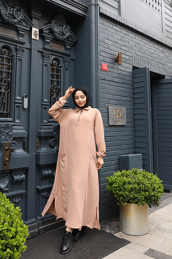 Fermuarlı Takım - Vizon Fermuarlı Takım - Vizon