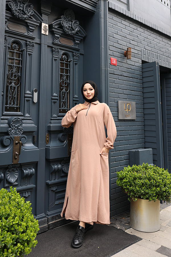 Fermuarlı Takım - Vizon Fermuarlı Takım - Vizon