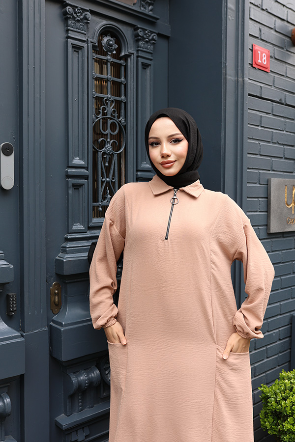 Fermuarlı Takım - Vizon Fermuarlı Takım - Vizon