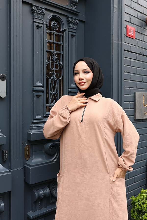 Fermuarlı Takım - Vizon Fermuarlı Takım - Vizon