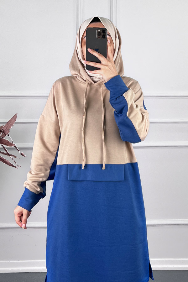 Garnili İkili Takım - Lacivert