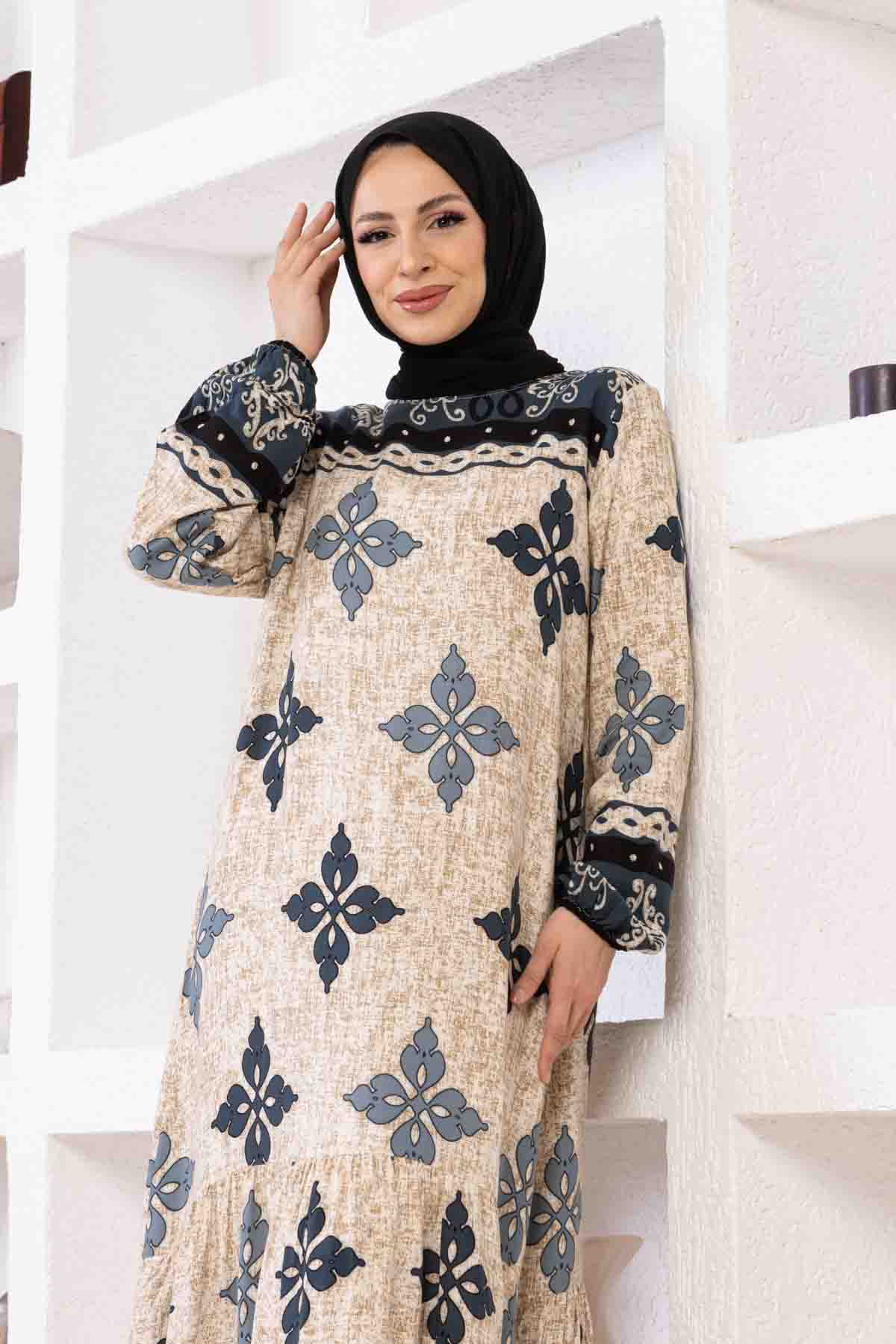 Geleneksel Elbise - İndigo