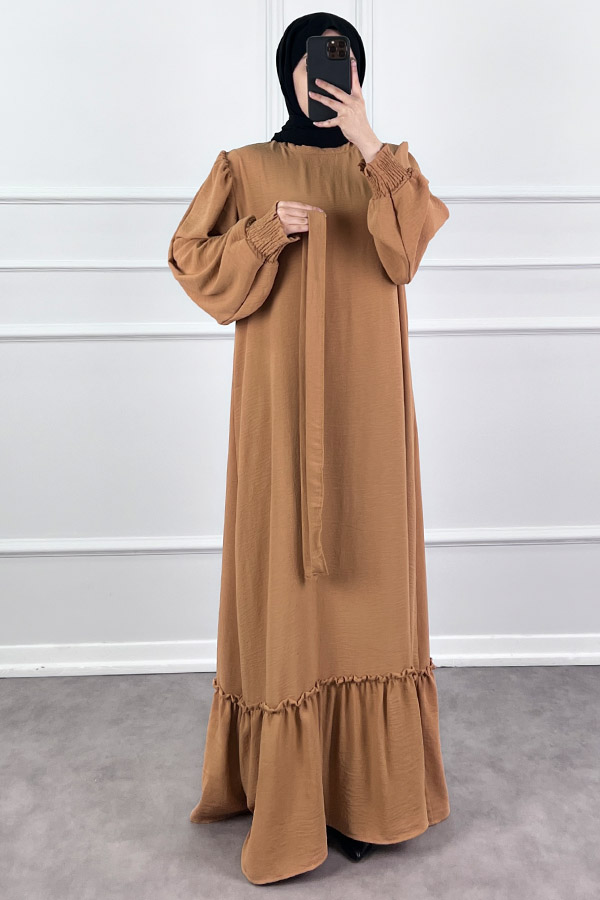 Gipeli Ayrobin Elbise - Vizon