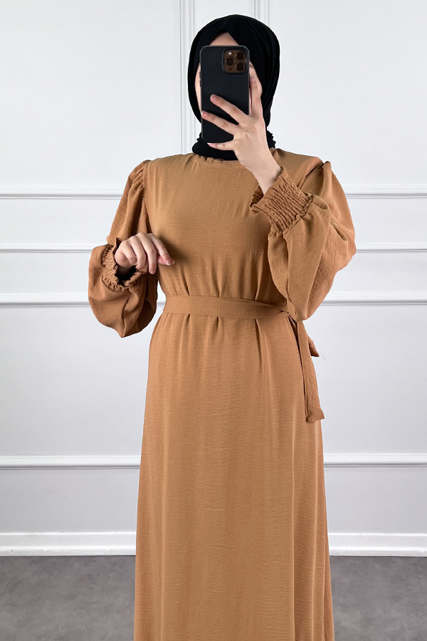 Gipeli Ayrobin Elbise - Vizon