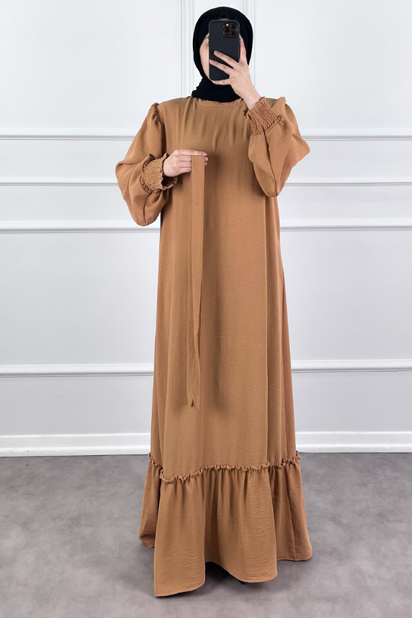 Gipeli Ayrobin Elbise - Vizon