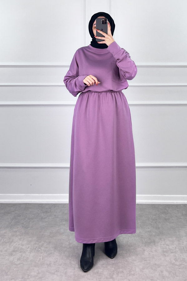 İki İplik Etekli Takım - Lila