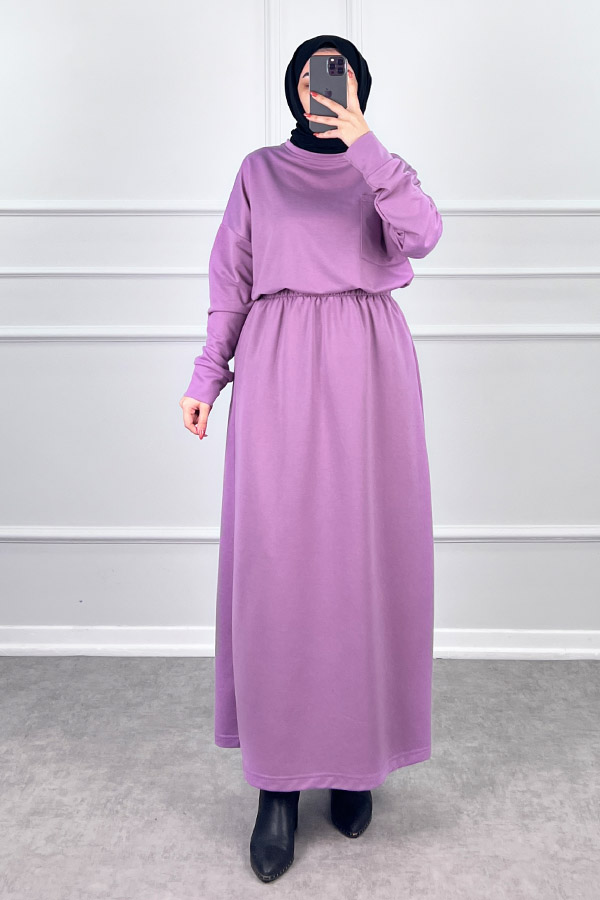 İki İplik Etekli Takım - Lila