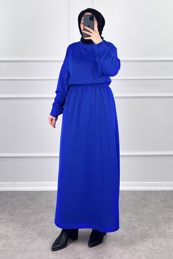 İki İplik Etekli Takım - Mavi