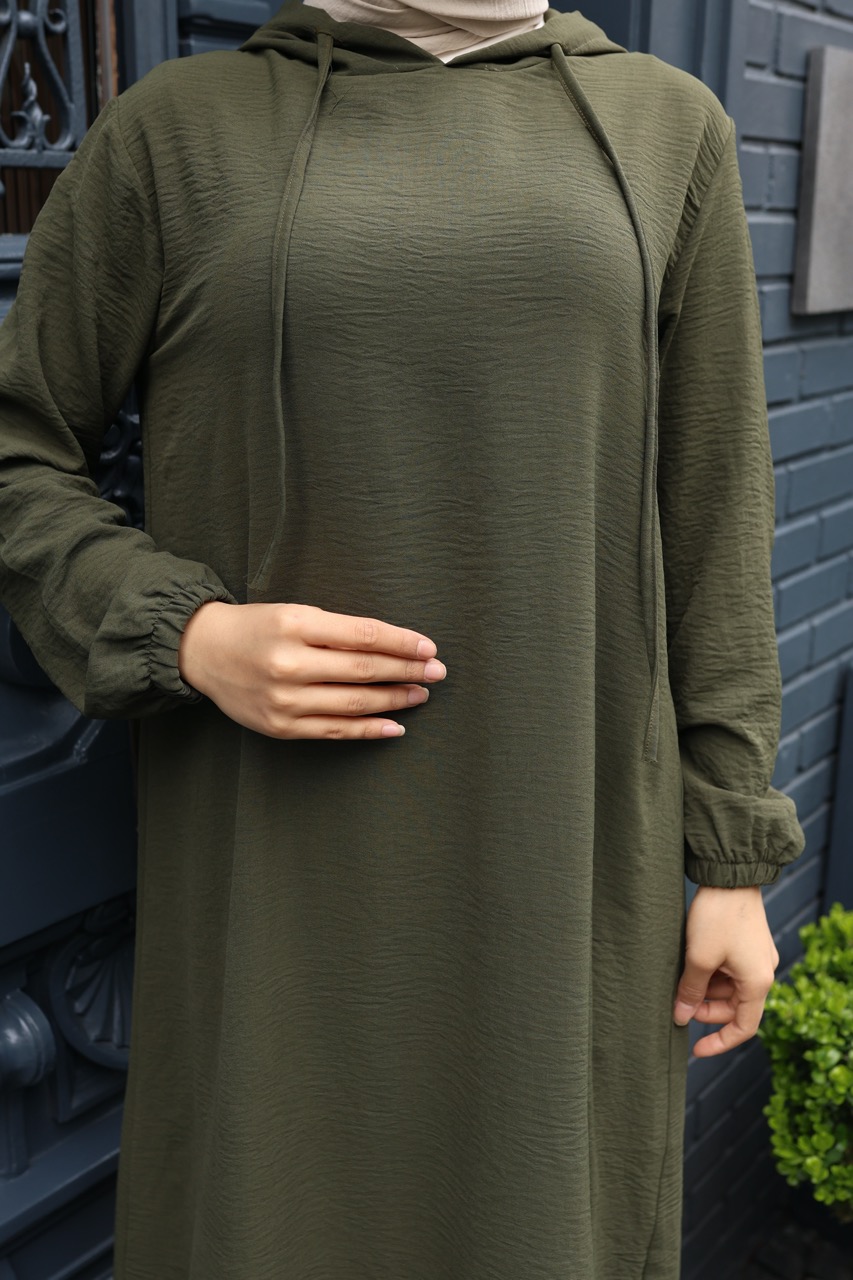 Kapşonlu Ayrobin Takım - Haki Kapşonlu Ayrobin Takım - Haki