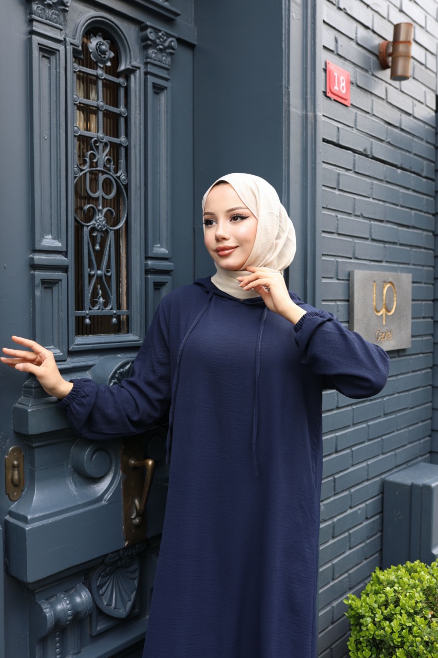 Kapşonlu Ayrobin Takım - İndigo Kapşonlu Ayrobin Takım - İndigo