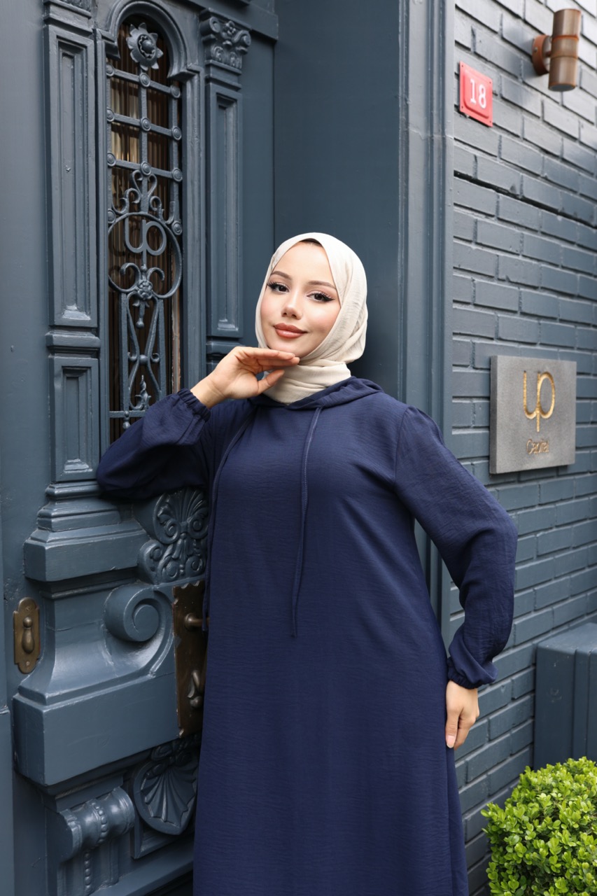 Kapşonlu Ayrobin Takım - İndigo Kapşonlu Ayrobin Takım - İndigo